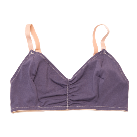 bralette | plum cotton