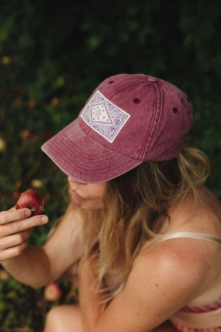 czapka | paisley | vintage red PREORDER