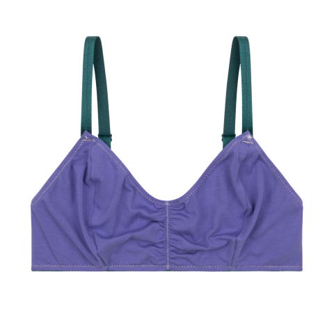 bralette | blueberry cotton